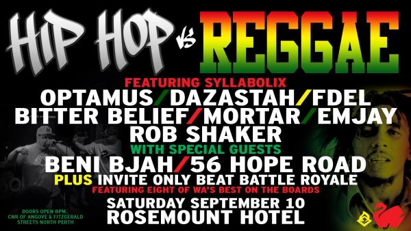 Hip Hop Vs Reggae