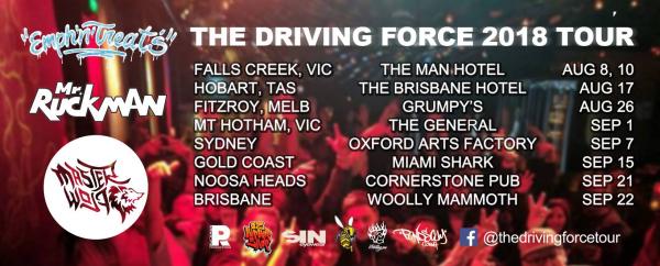 The Driving Force Tour 2018