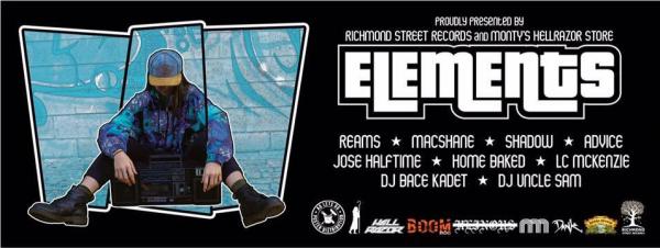 Elements - Perth Hip Hop Event 15th June