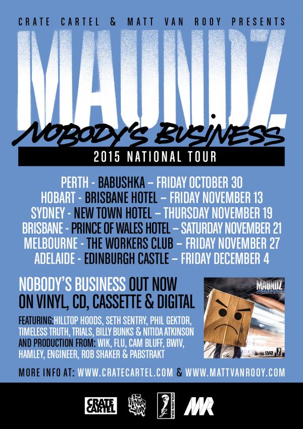 Maundz Nobody's Business Exclusive Ticket Competition