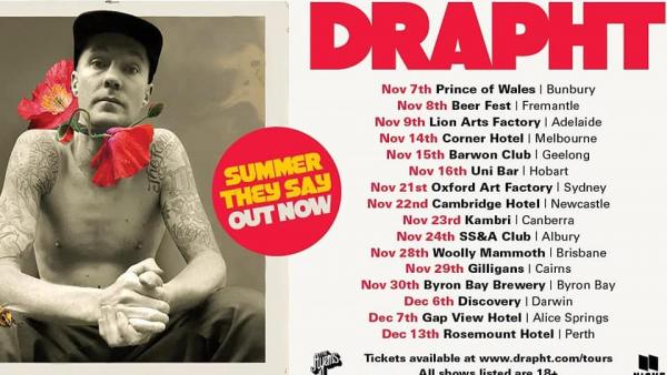 Drapht Announces Supports For Upcoming 'Summer They Say' Australian Tour